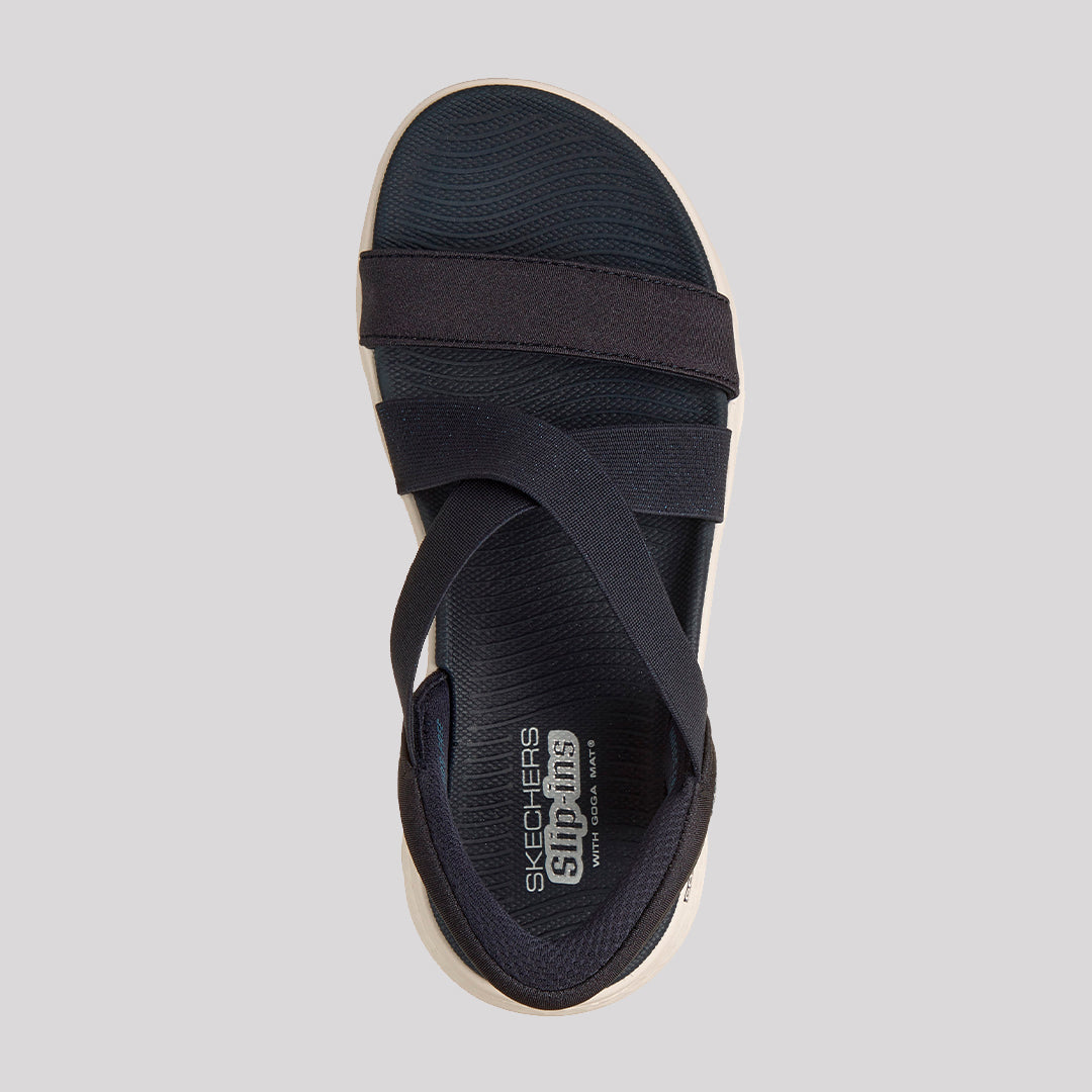 SLIP-INS: GO WALK FLEX SANDAL - GLIMMER