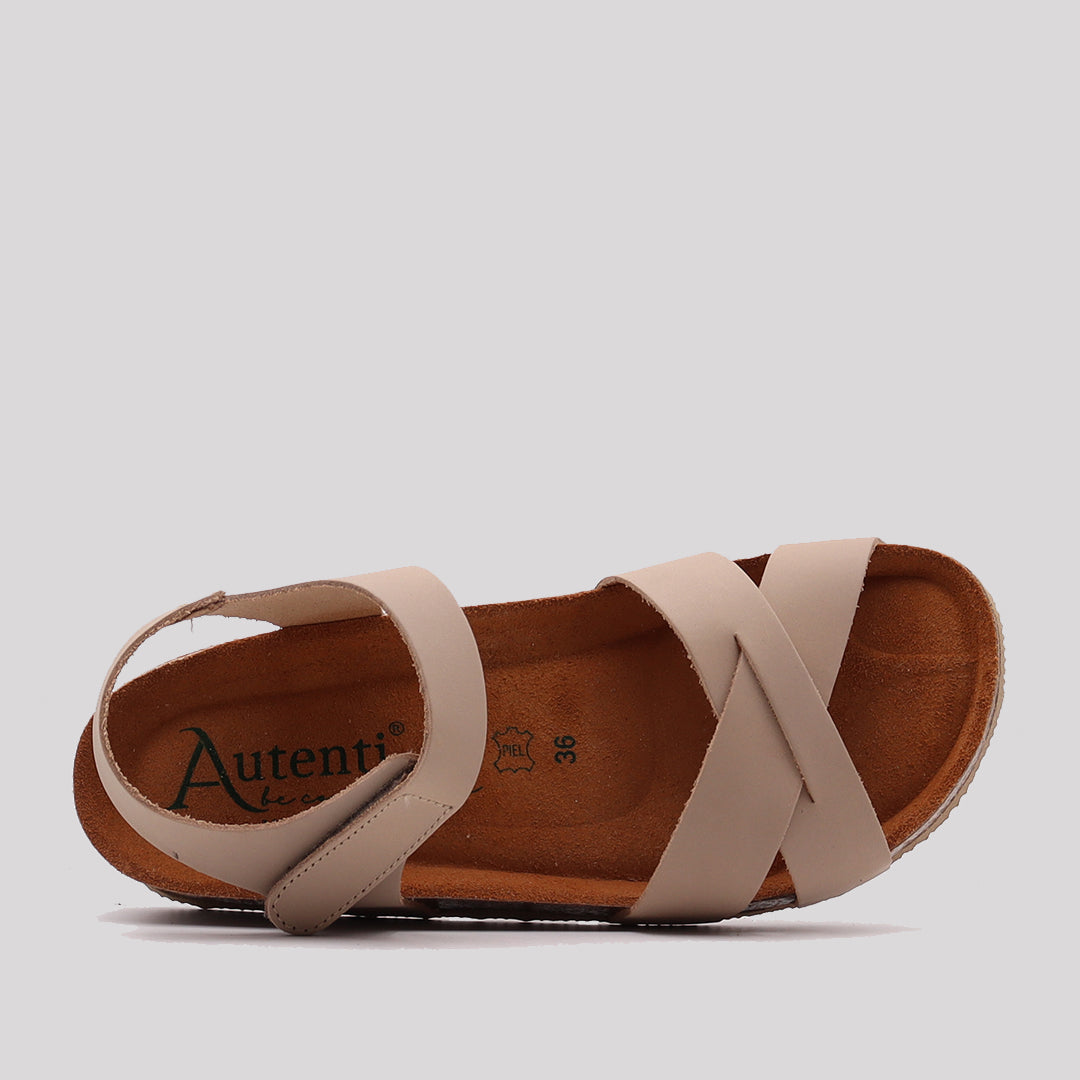 SANDALIA BIO VELCRO PIEL