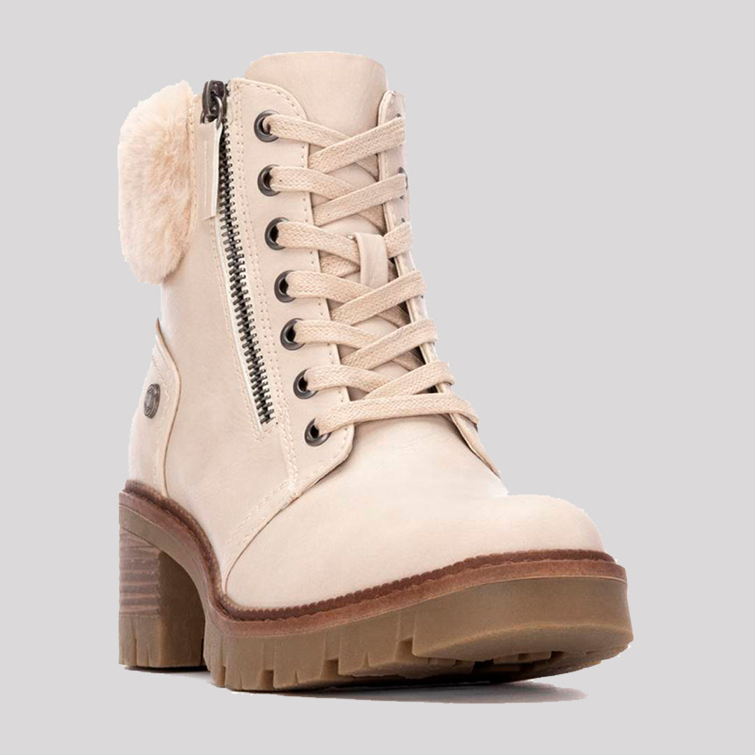 BOTÍN CORDÓN PUÑO PELO TACON