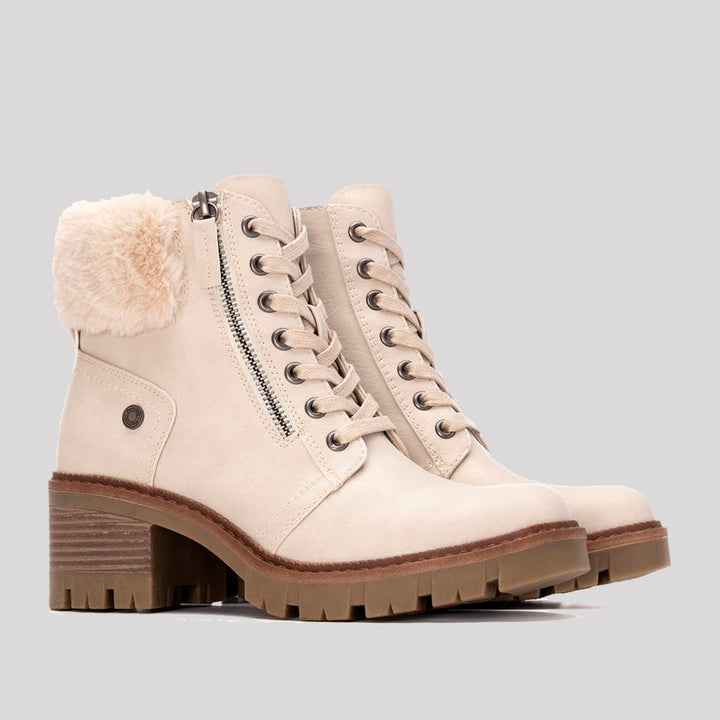 BOTÍN CORDÓN PUÑO PELO TACON