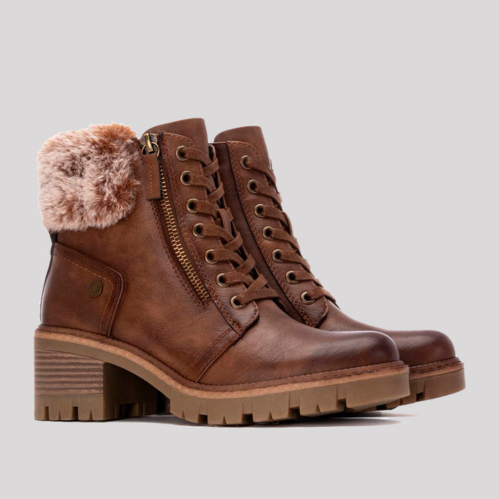 BOTÍN CORDÓN PUÑO PELO TACON