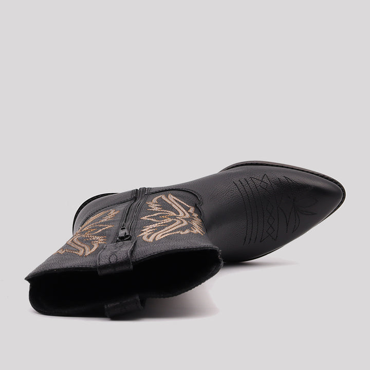 CAMPERA PIEL BORDADOS