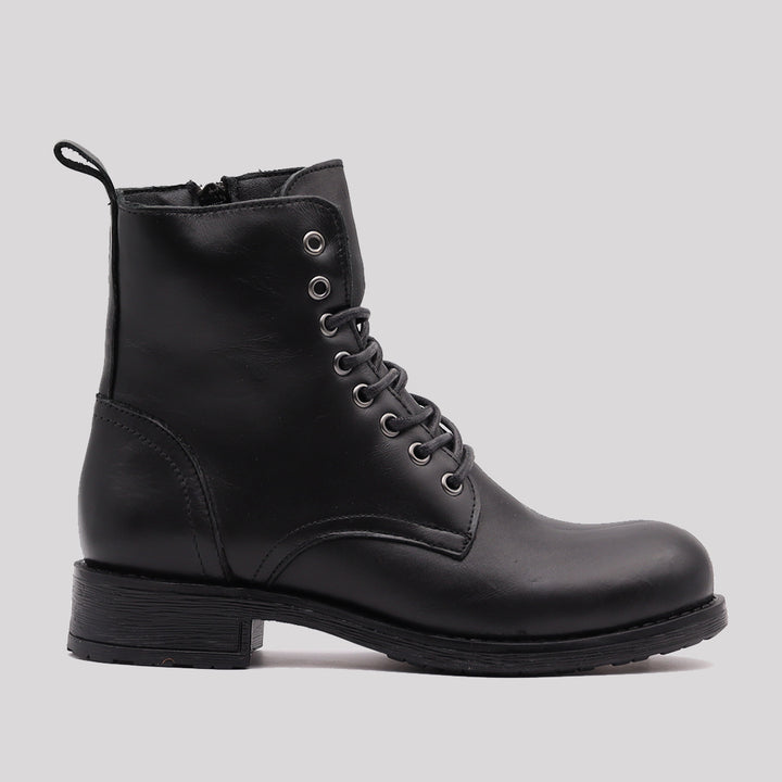 BOTIN MILITAR CREMALLERA LATERAL