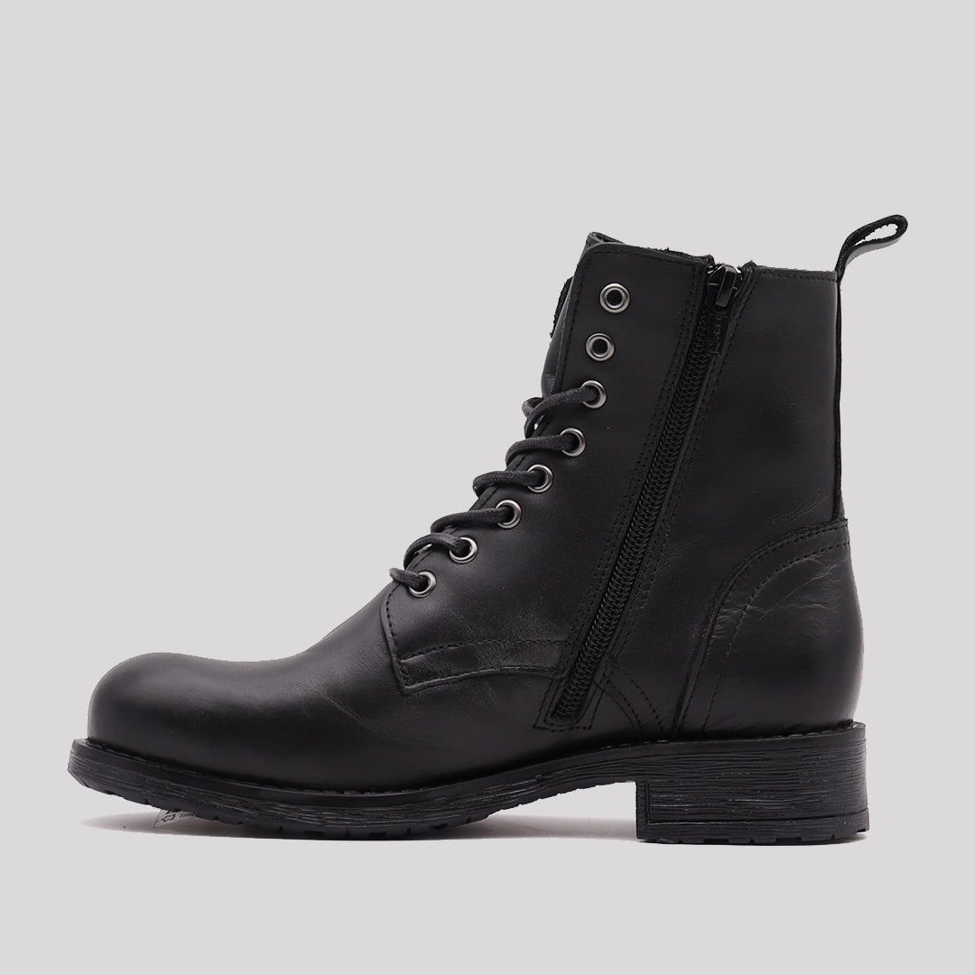BOTIN MILITAR CREMALLERA LATERAL