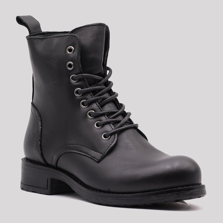 BOTIN MILITAR CREMALLERA LATERAL