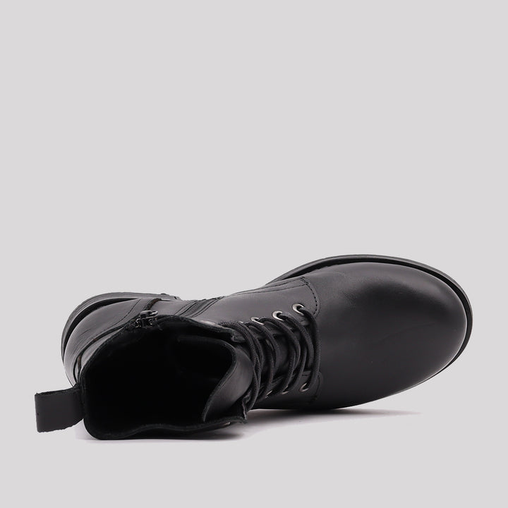 BOTIN MILITAR CREMALLERA LATERAL