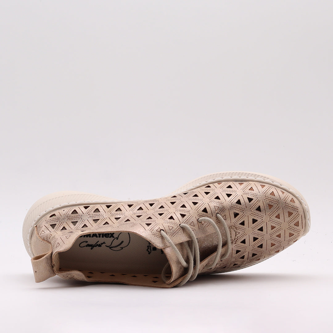 BLUCHER CALADOS METALIZADO