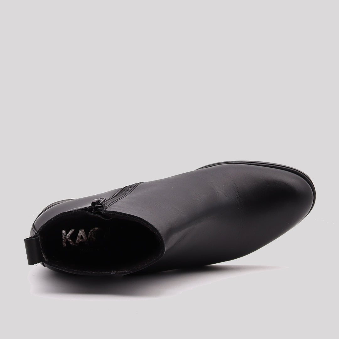 BOTIN PIEL CREMALLERA