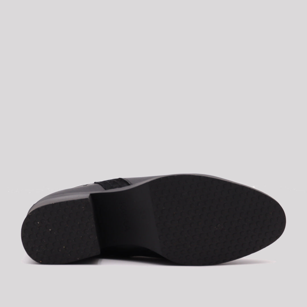 BOTIN PIEL CREMALLERA