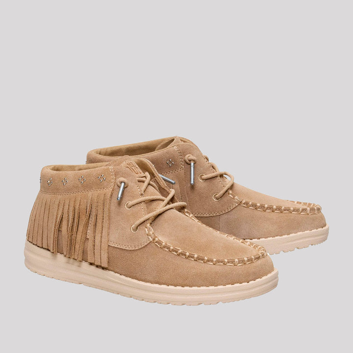 WENDY MID FRINGE COWGIRL SUEDE