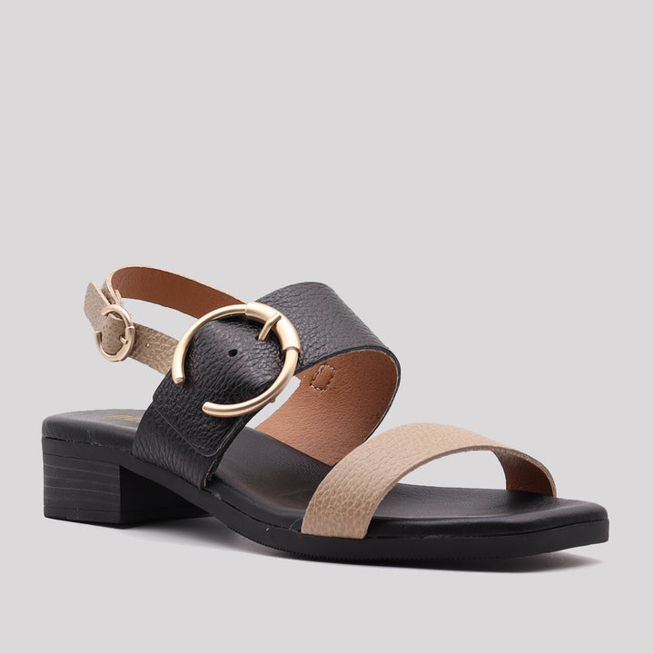SANDALIA 2 TIRAS HEBILLA