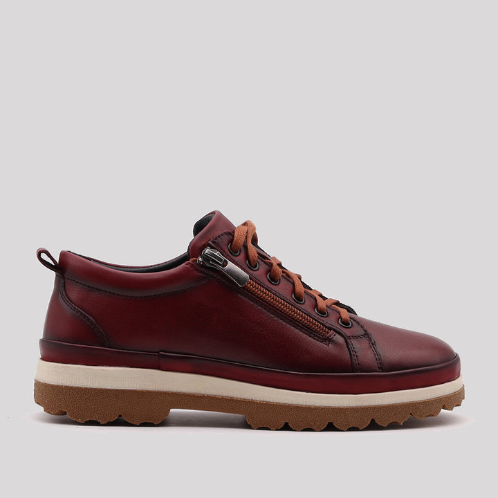 DEPORTIVO PIEL CREMALLERA