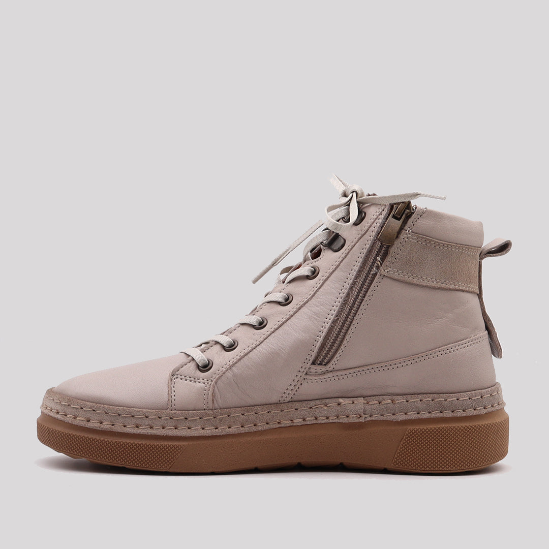 BOTIN PIEL CREMALLERA