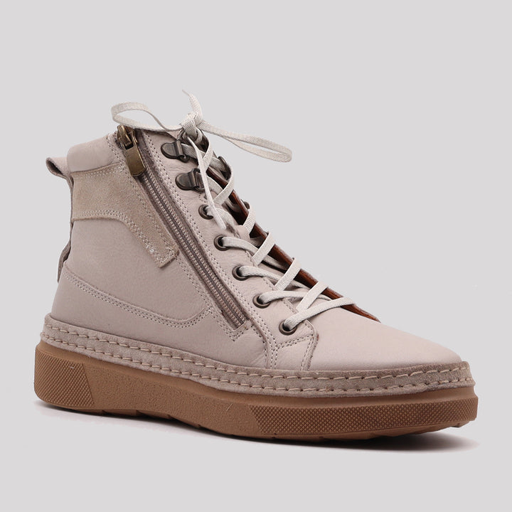 BOTIN PIEL CREMALLERA