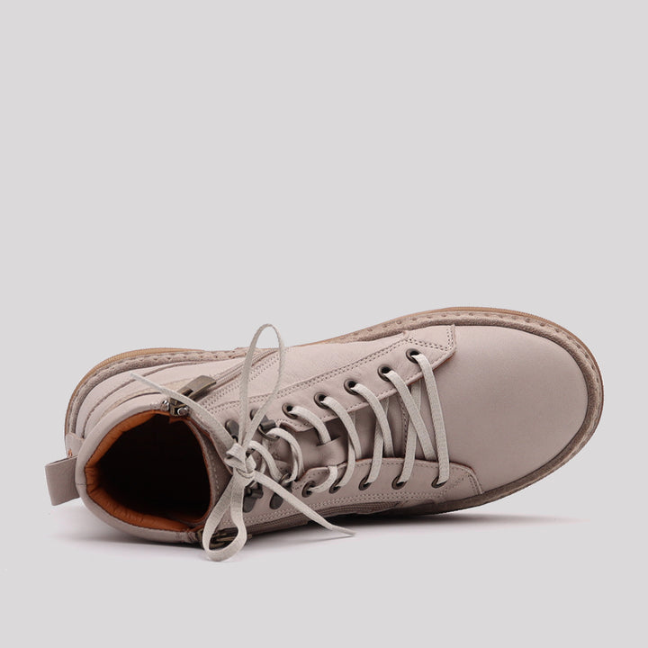 BOTIN PIEL CREMALLERA