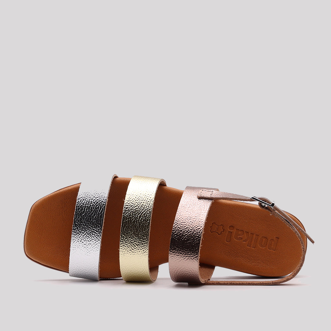 SANDALIA 3 TIRAS