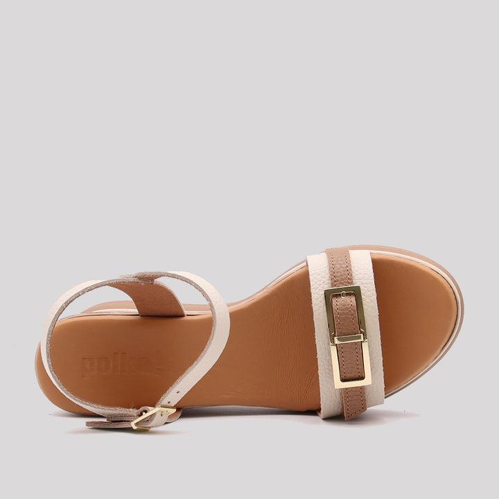 SANDALIA CUÑA PULSERA