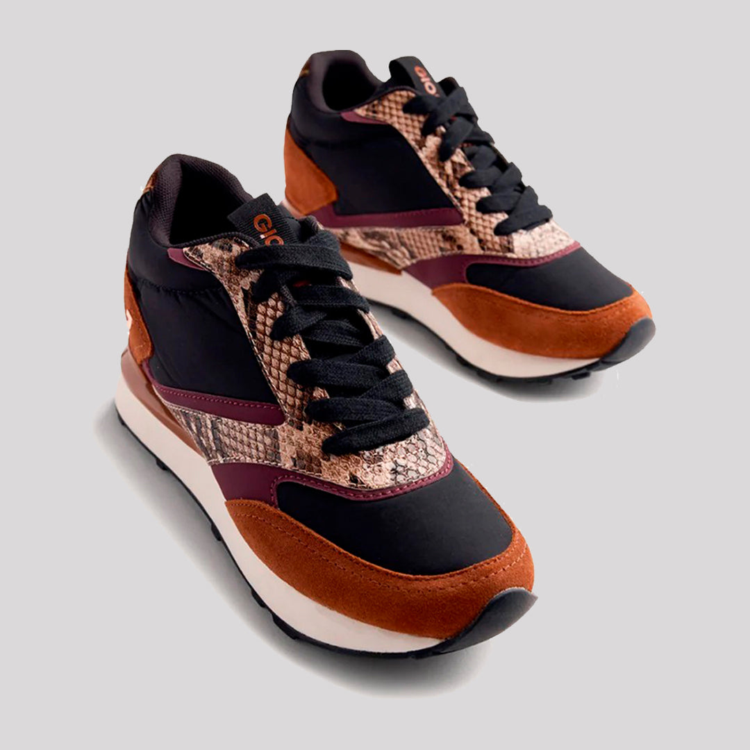 HEMLOCK - ZAPATILLA PIEL CUÑA