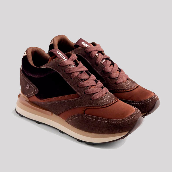 LANDFALL - ZAPATILLA SATINADAS PIEL CUÑA