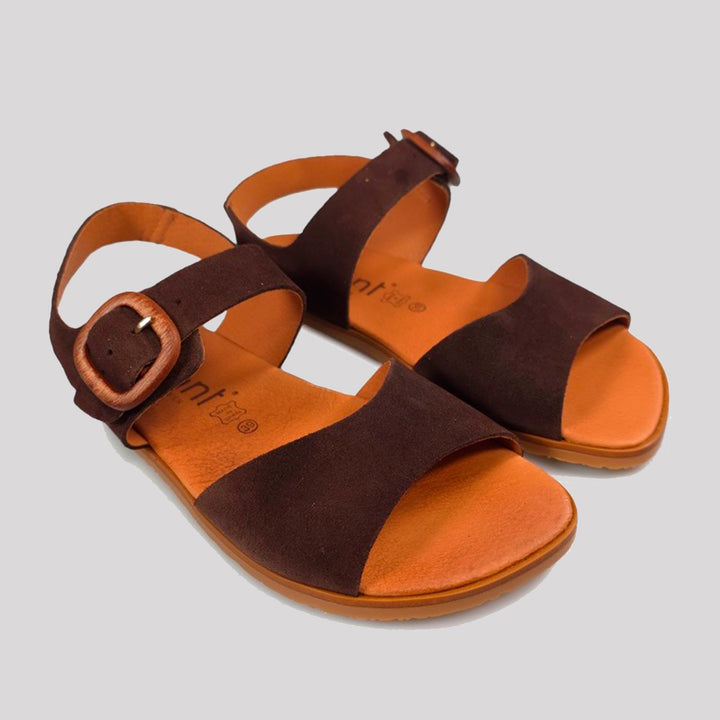 SANDALIA PULSERA HEBILLA MADERA - BAREFOOT