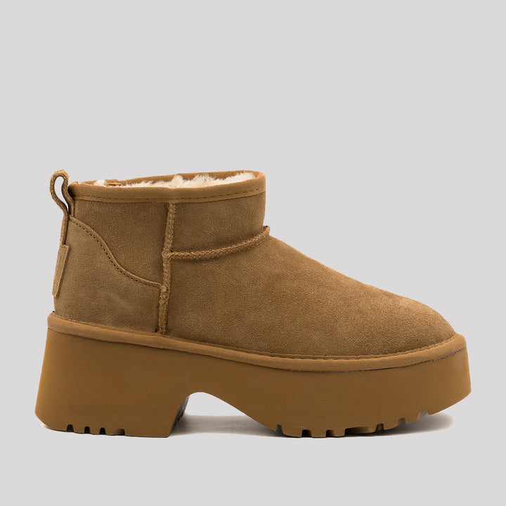 BOTIN MINI TACON PIEL PELO